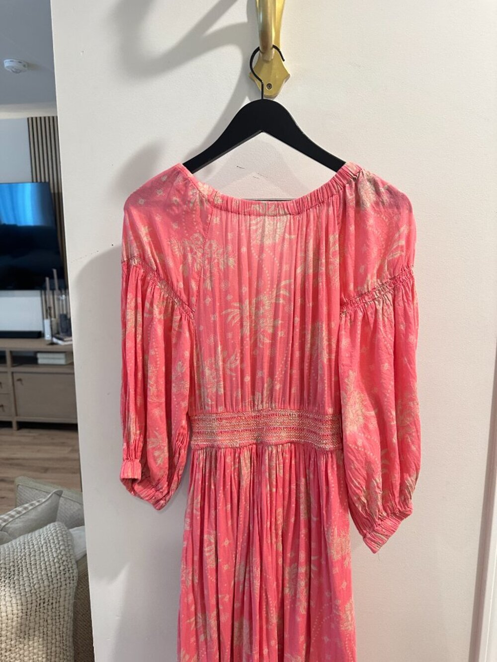 FREE PEOPLE Golden Hour Maxi in Electropop Combo Size Medium - Picture 9 of 15